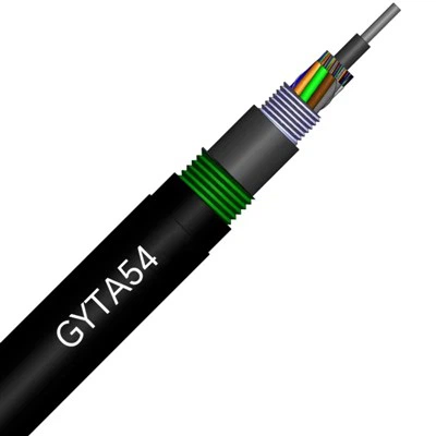 2-864 コア防蟻撚りルーズ チューブ二重シース光ファイバー ケーブル GYTA54